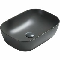 Раковина-чаша Vincea 46 VBS-102MA Антрацит матовый фарфор накладная