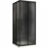 Душевой уголок Abber Schwarzer Diamant 80x80 AG02080BMH профиль Черный стекло матовое
