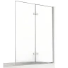 Шторка для ванны New Trendy NEW SOLEO Chrome x100 P-0029