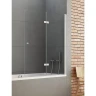 Шторка для ванны New Trendy NEW SOLEO Chrome x100 P-0029
