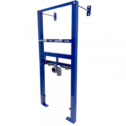 Инсталляция Berges Atom 049211 для раковины Синяя нержавеющая сталь