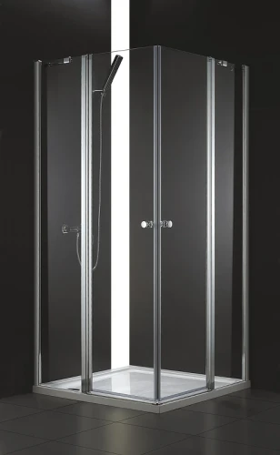 Душевой уголок Cezares Elena 100x100 ELENA-W-A-22-100-C-Cr профиль Хром стекло прозрачное