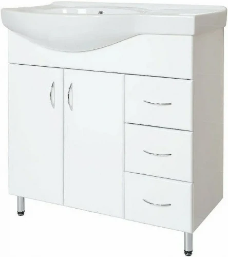 Раковина Style Line Santek Коралл 82 L ЛС-00000163 Белая