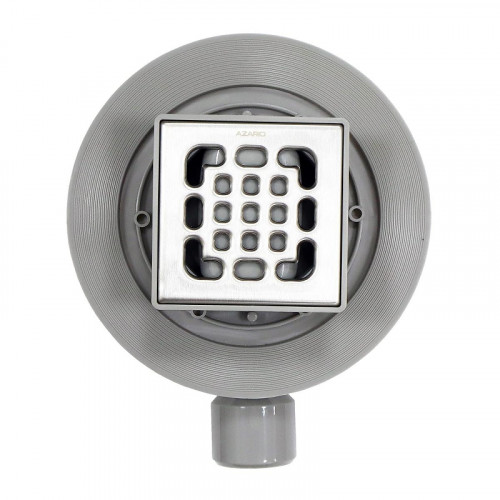 Душевой трап Azario AZZ14100 с решеткой цвет Нержавеющая сталь