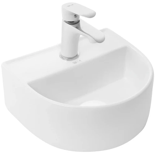 Раковина WeltWasser Aisbach 5062 32 10000004597 Белый глянец фаянс подвесная