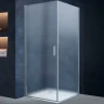 Душевой уголок Vincea Alpha 90x90 VSR-3ALP9090MT профиль Хром стекло текстурное