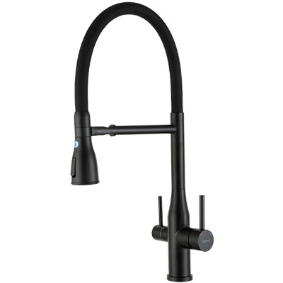 Смеситель для кухни Gappo G4399-76 Черный матовый нержавеющая сталь