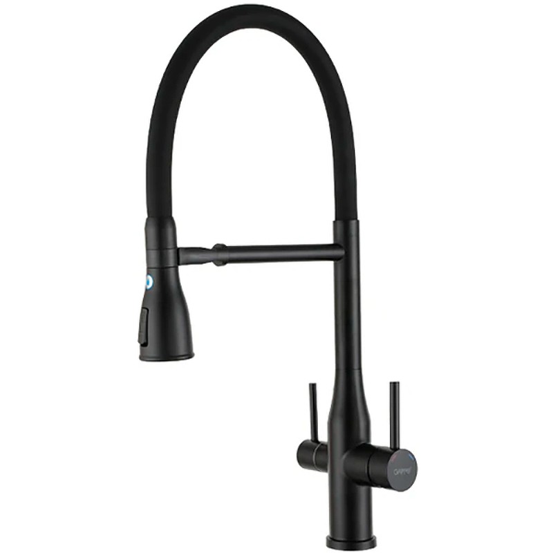 Смеситель для кухни Gappo G4399-76 Черный матовый нержавеющая сталь
