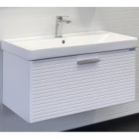 Тумба с раковиной Comforty Танжер 90П 00-00019566 подвесная Белая матовая