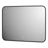 Зеркало Defesto Aura 80х60 DF 2967SH с подсветкой 25W-4500K/Сенсорный выключатель/Нейтральный белый свет/Черная рама
