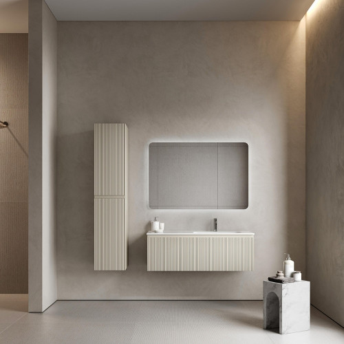 Тумба под раковину Sancos Snob R 1.0 120 R SNR1.0120RCE подвесная цвет Beige Soft