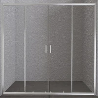 Душевая дверь BelBagno Unique 180 UNIQUE-BF-2-150/180-C-Cr профиль Хром стекло прозрачное