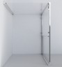 Душевой уголок Vincea Garda 150x90 VSR-1G9015CLB профиль Черный стекло прозрачное