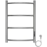 Электрический полотенцесушитель Azario Verona 400x600 П4 AZ04846 диммер справа Хром