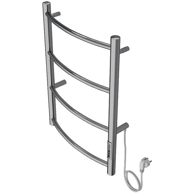 Электрический полотенцесушитель Azario Verona 400x600 П4 AZ04846 диммер справа Хром