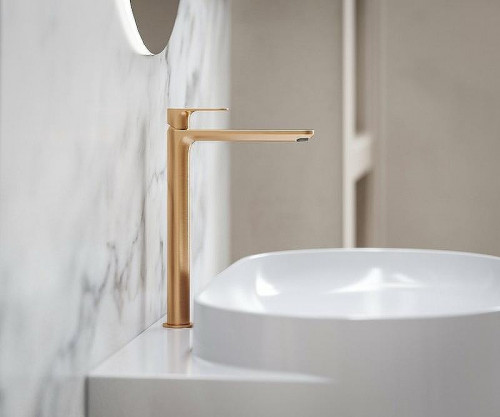 Смеситель для раковины Ravak Eleganta EL 015.60RGB X070365 Розовое золото