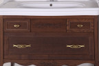 Комплект мебели для ванной ASB-Woodline Модерн 105 1124601 цвет Антикварный орех