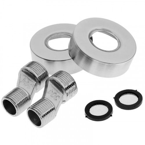 Смеситель для ванны Haiba HB22806 универсальный Нержавеющая сталь нержавеющая сталь на стену