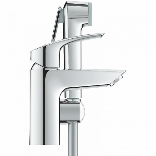 Смеситель для раковины Grohe Eurosmart 23124003 с гигиеническим душем Хром латунь