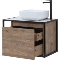 Тумба под раковину Aquanet Nova Lite Loft 75R 261657 подвесная Дуб рустикальный МДФ / ЛДСП