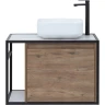 Тумба под раковину Aquanet Nova Lite Loft 75R 261657 подвесная Дуб рустикальный МДФ / ЛДСП