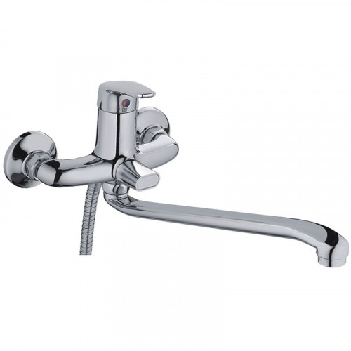 Смеситель для ванны Haiba HB2216 универсальный Хром на стену