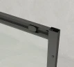 Душевой уголок Loranto 120х80 CS-AB02B-128 профиль Черный матовый стекло прозрачное