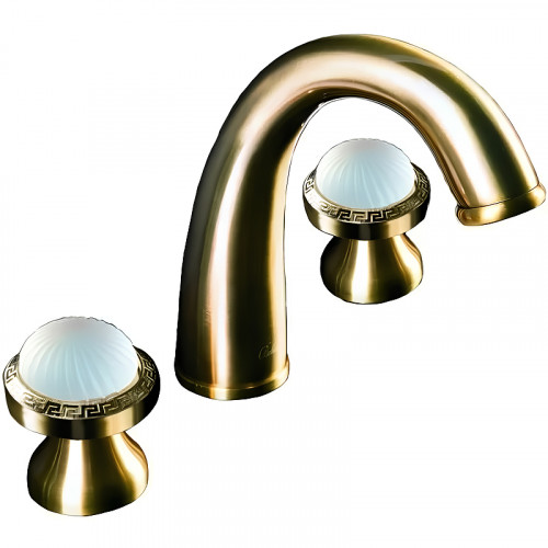 Смеситель для раковины Boheme Satine 317-ST Бронза латунь