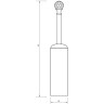 Ершик для унитаза Migliore Amerida 16579 Хром с кристаллом Swarovski