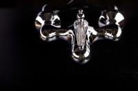 Смеситель для душа Boheme Crystal 304-CRST Бронза латунь на стену