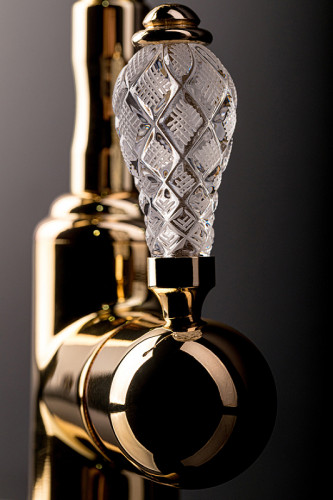 Смеситель для душа Boheme Crystal 304-CRST Бронза латунь на стену