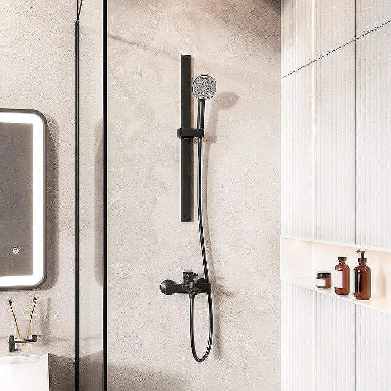 Душевая штанга Iddis Optima Home OPH70B0i17 Черная матовая