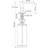 Дозатор для моющего средства WasserKRAFT K-75996 Белый матовый