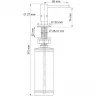 Дозатор для моющего средства WasserKRAFT K-75996 Белый матовый