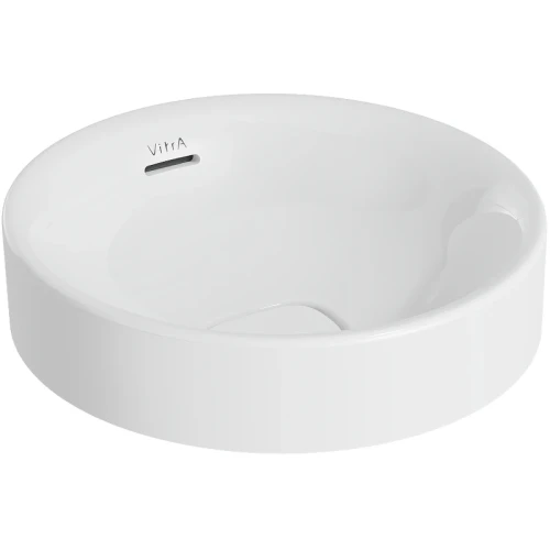 Раковина Vitra Metropole 40 7532B003-0673 Белая фарфор полувстраиваемая