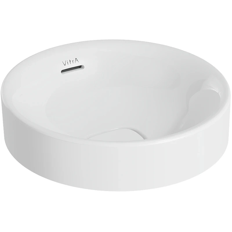 Раковина Vitra Metropole 40 7532B003-0673 Белая фарфор полувстраиваемая