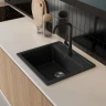 Кухонная мойка Domaci Болонья 57 М-09-002 цвет Черный