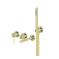Смеситель для ванны Abber Emotion 316 AF8830BG цвет Золото брашированное