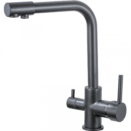 Смеситель для кухни Boch Mann Laura GR BM10425 Серый матовый нержавеющая сталь