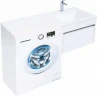 Тумба с раковиной Aquanet Токио 120 R 239213 подвесная Белая МДФ / ЛДСП