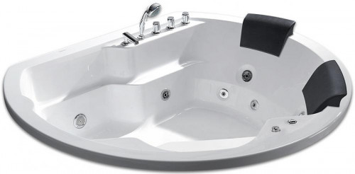 Акриловая ванна Gemy Gemy 185x162 G9053 B С гидромассажем