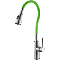 Смеситель для кухни Lemark Expert LM5082S-Green Нержавеющая сталь Зеленый нержавеющая сталь
