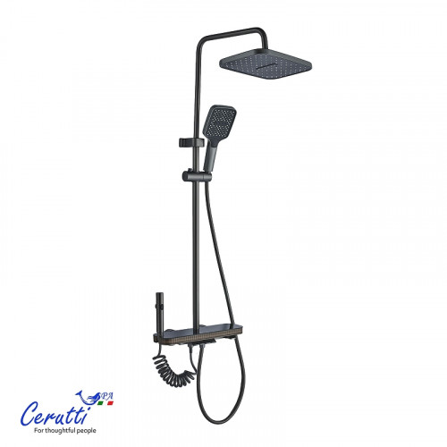 Душевая система Ceruttispa Loreto 11412 цвет Графит