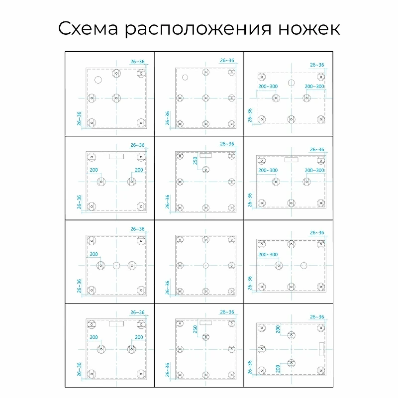 Душевой поддон из искусственного камня RGW Stone Tray ST-W 100х100 16152010-01 Белый