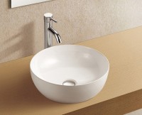 Раковина-чаша Azario 41 AZ-3216 Белая фарфор накладная