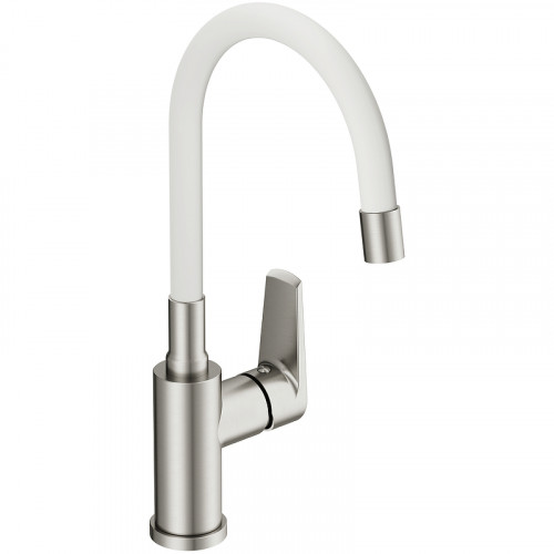 Смеситель для кухни Cersanit Moduo 68232 Сатин Белый