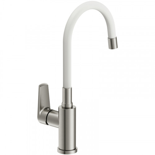 Смеситель для кухни Cersanit Moduo 68232 Сатин Белый