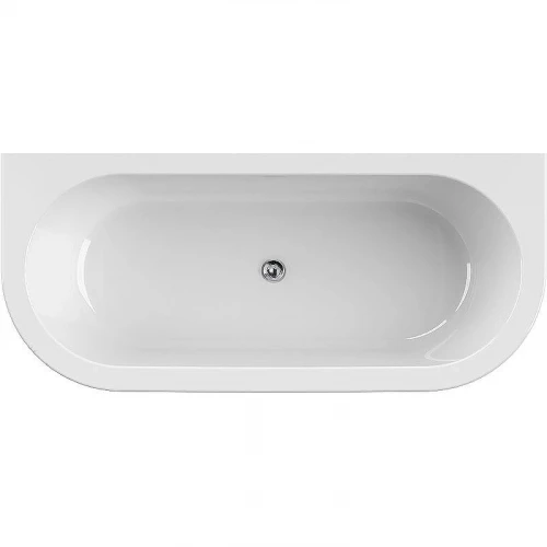Акриловая ванна Cezares Slim 180x79 SLIM WALL-180-80-60-NERO-SET без гидромассажа