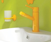 Смеситель для раковины Creavit Ducky FC1198Y Желтый латунь