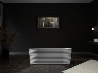 Ванна из искусственного камня Abber Stein 170x80 AS9650 без гидромассажа